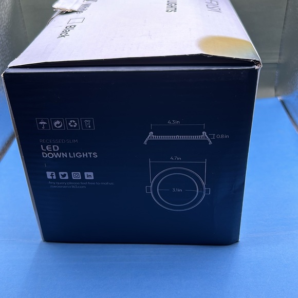 7 Pack Black Smart Recessed Lighting 4 Inch, Ultra-Thin 4 Inch LED Recessed - Picture 10 of 11